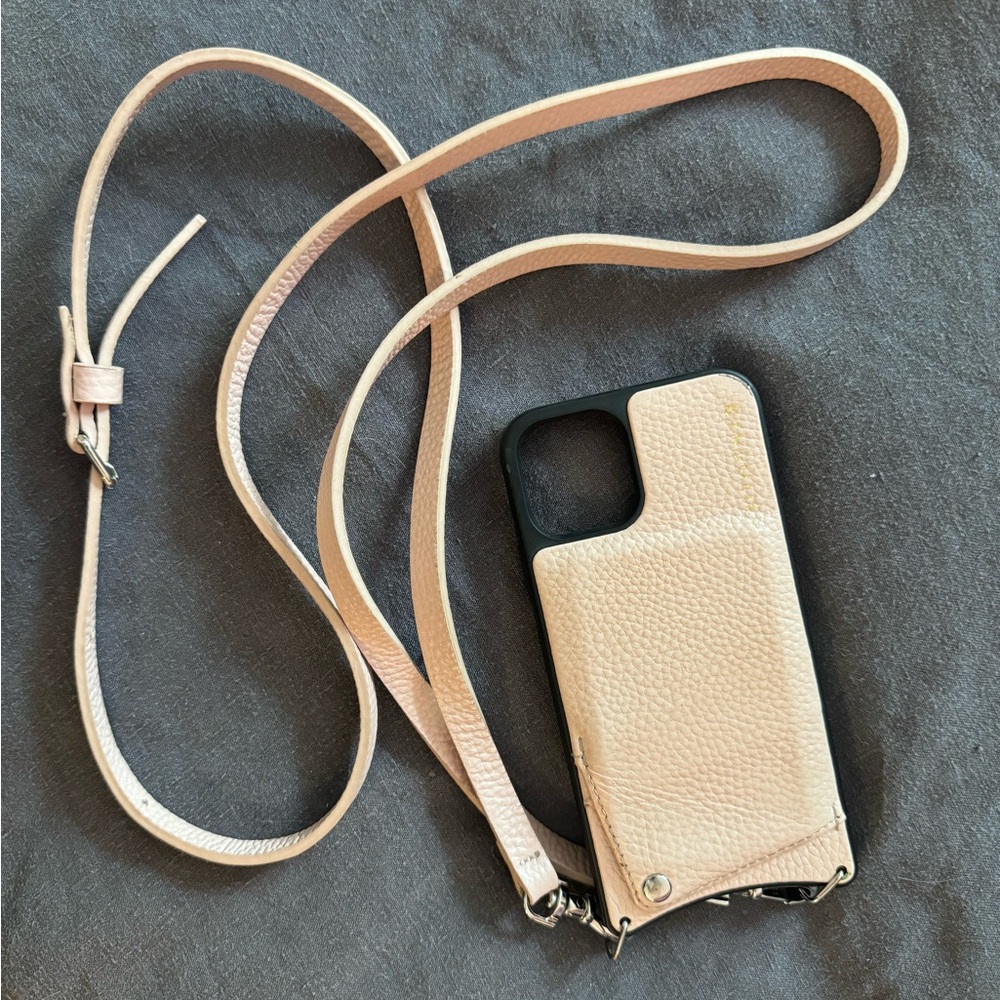 Light pink Bandolier for iPhone 11 Pro